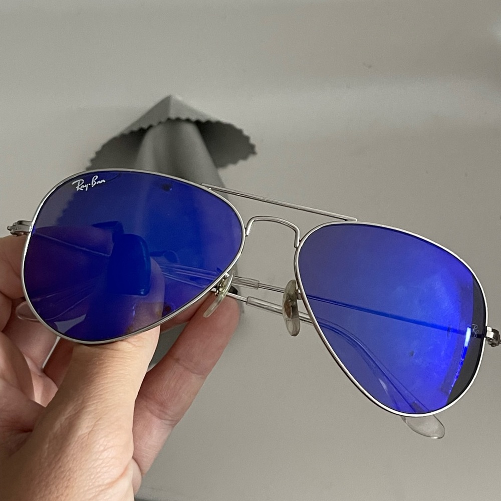 Ray-ban AVIATOR FLASH blue LENSES sunglasses